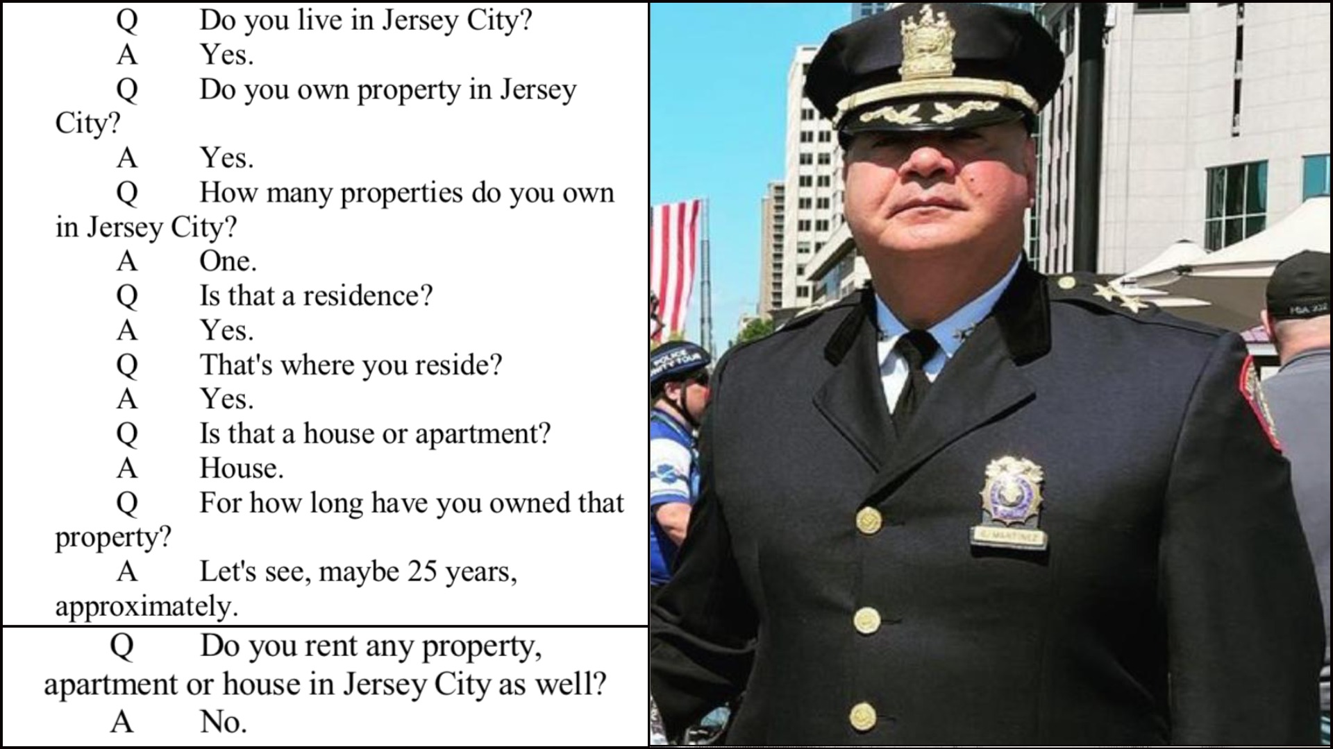 Jersey City Edgar Martinez Deposition